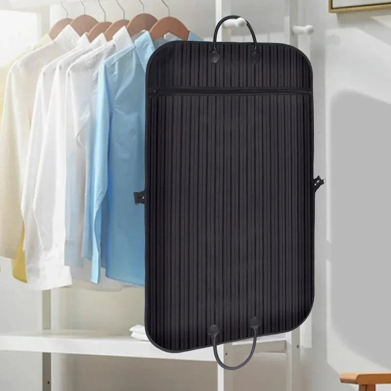 MOD Garment Bags Oxford Cloth Striped Clothes Dust Cover Dress Protection Case Dustproof Suit Pack Suit Storage Handbag
