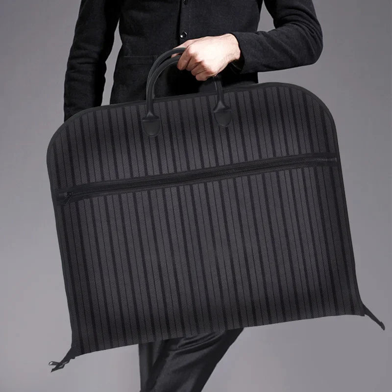 housse vêtements anti-poussière - design à rayures - Aéraly