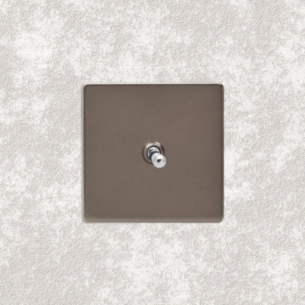 interrupteur va-et-vient simple bronze