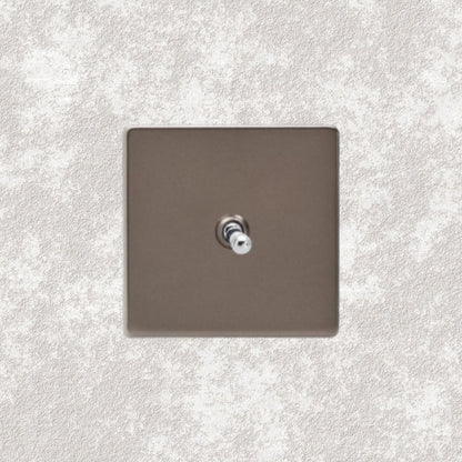 interrupteur va-et-vient simple bronze