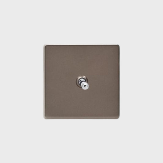 interrupteur va-et-vient simple bronze