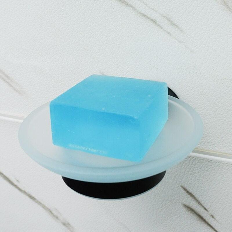 Accessoires de salle de bain noir mat