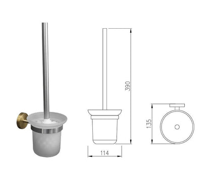 Accessoires de salle de bain nickel brossé et or satiné