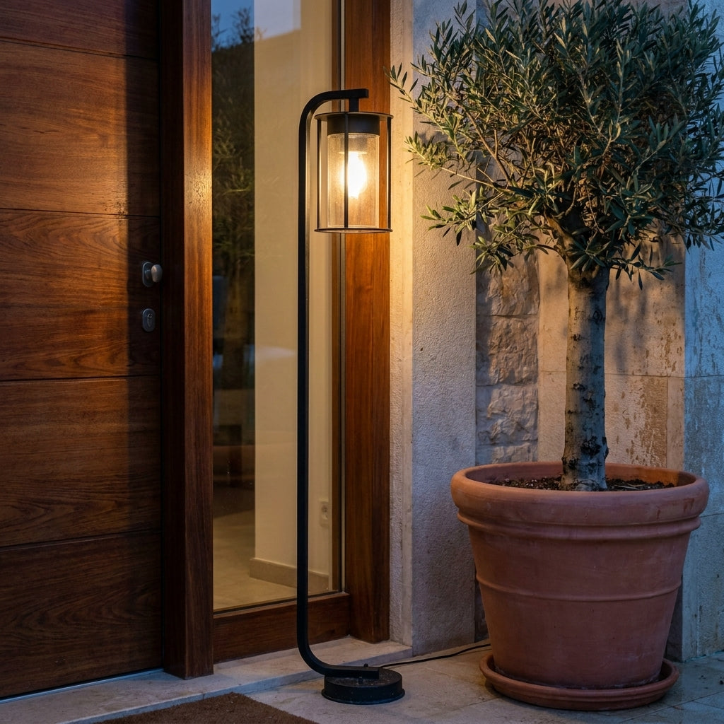 Lampadaire d'extérieur acier inoxydable SENTIERO