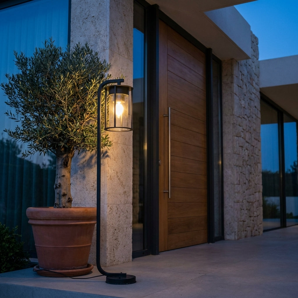 Lampadaire d'extérieur acier inoxydable SENTIERO