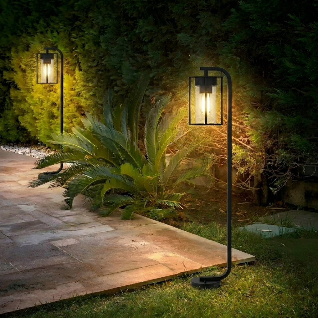 Lampadaire d'extérieur acier inoxydable SENTIERO