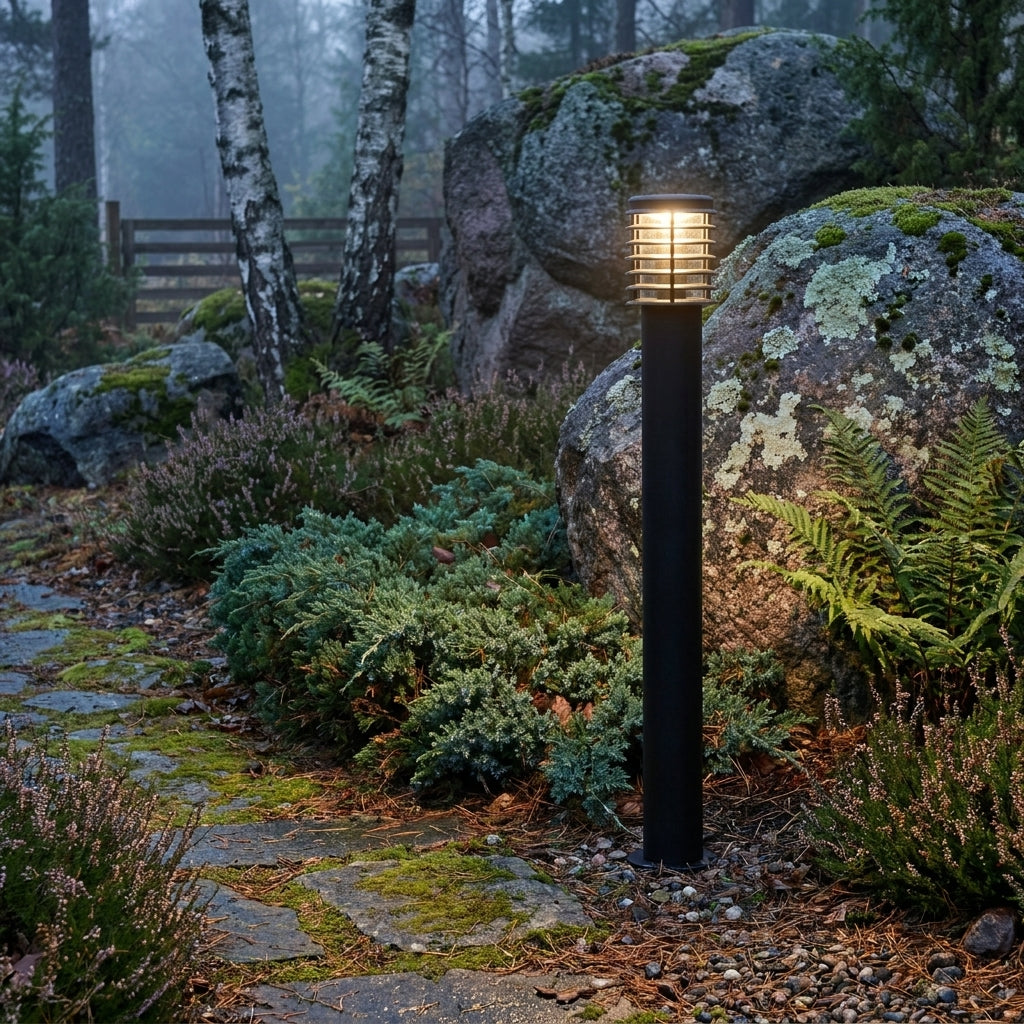 Lampadaire d'extérieur acier inoxydable VESPERA
