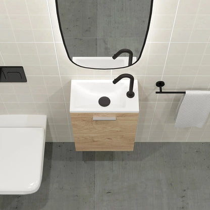 Meuble lave-mains 40cm Chêne Sanremo
