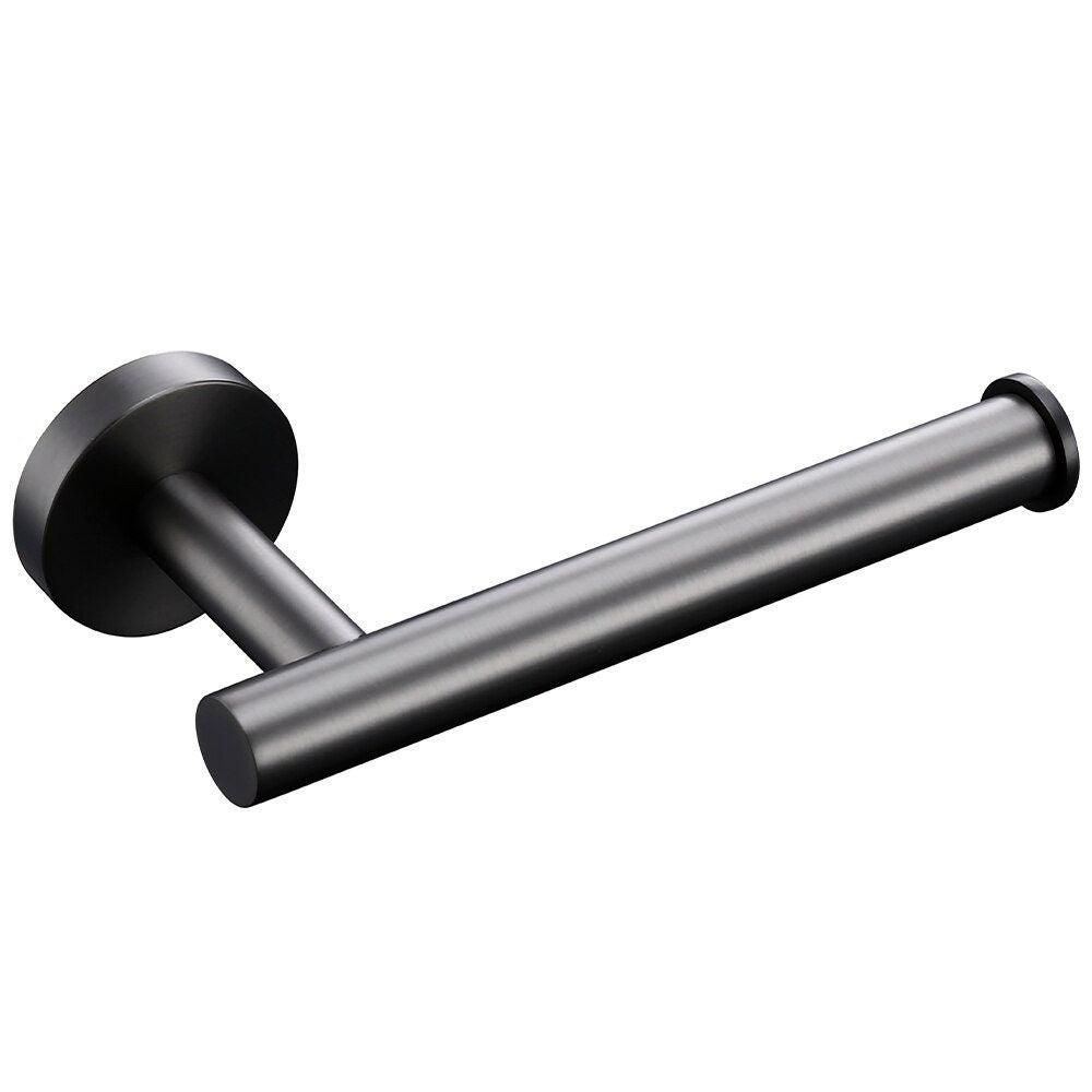 Ensemble d'accessoires de salle de bain gris anthracite