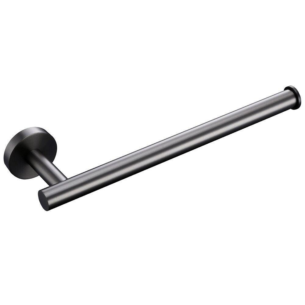 Ensemble d'accessoires de salle de bain gris anthracite