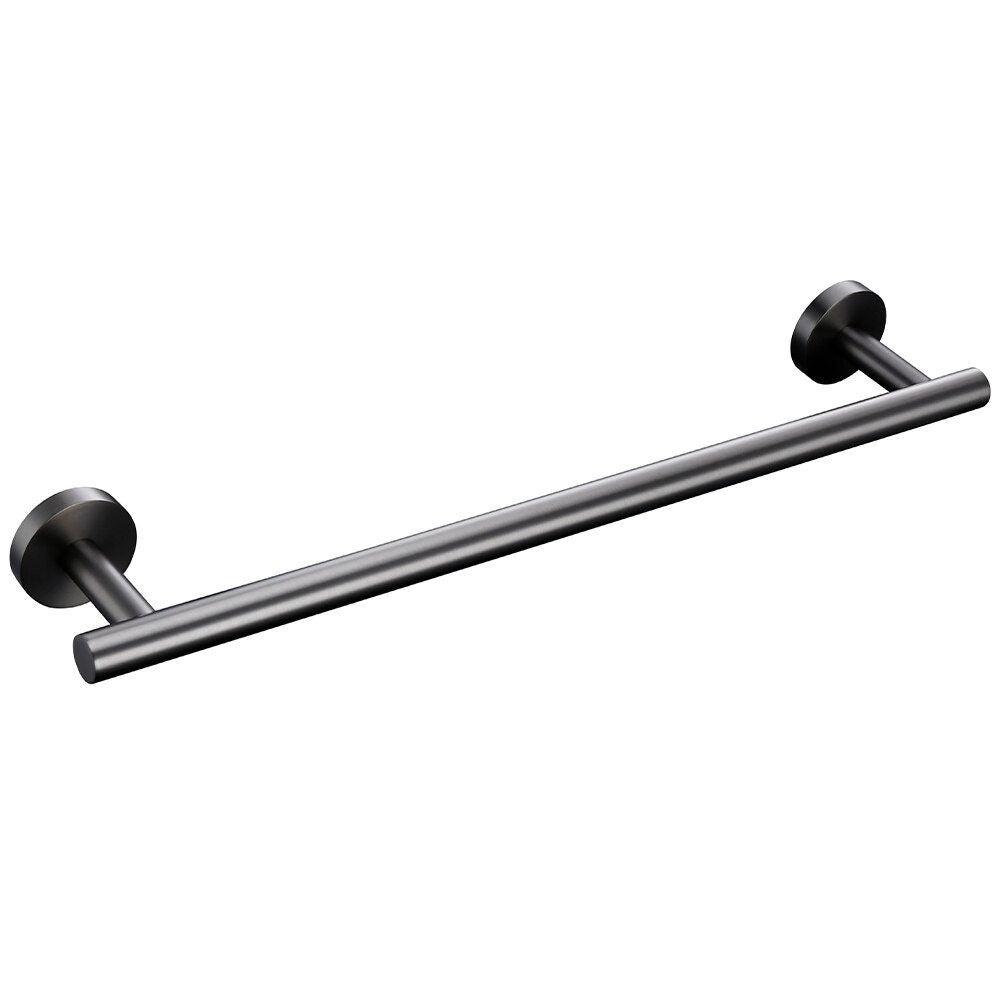Ensemble d'accessoires de salle de bain gris anthracite