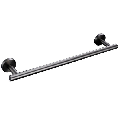 Ensemble d'accessoires de salle de bain gris anthracite