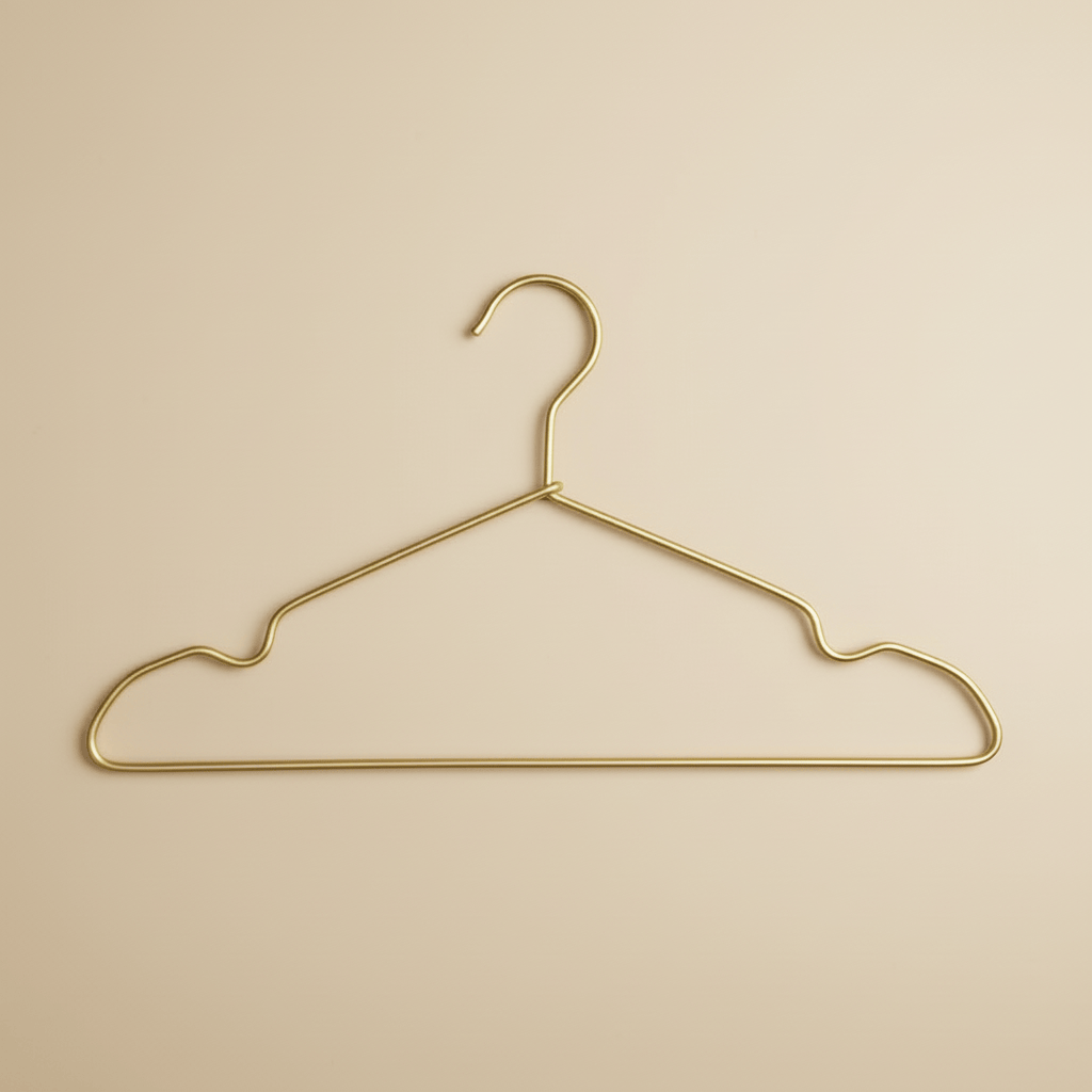 Lot de 10 Cintres Métal Premium Minimaliste & Élégant - Aeraly