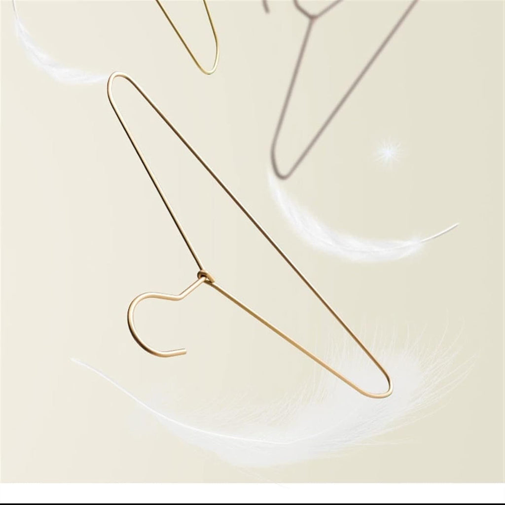 Lot de 10 Cintres Métal Premium Minimaliste & Élégant - Aeraly