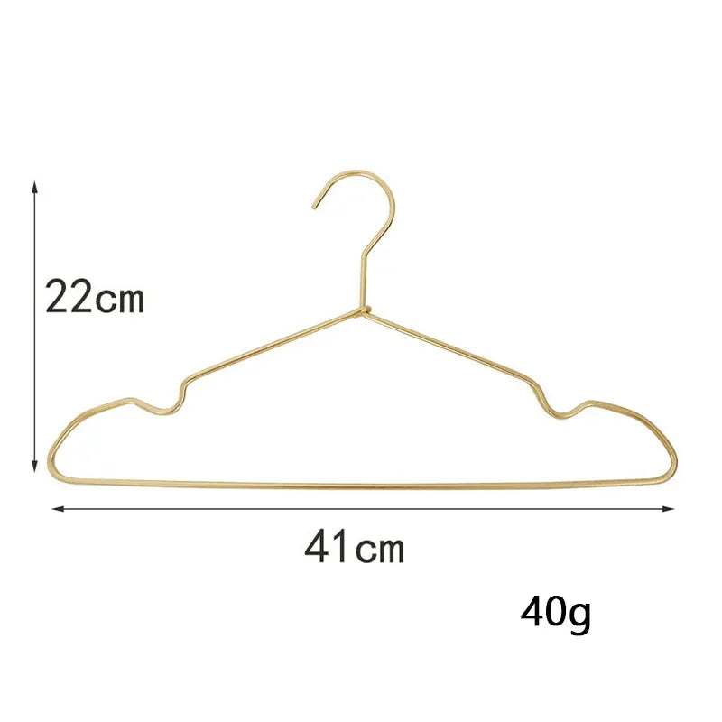 Lot de 10 Cintres Métal Premium Minimaliste & Élégant - Aeraly