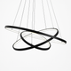 Lustre design anneaux suspendus LED AURELIA