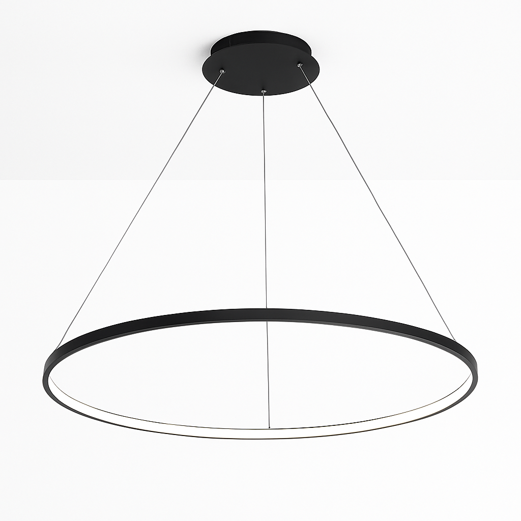 Lustre design anneaux suspendus LED AURELIA