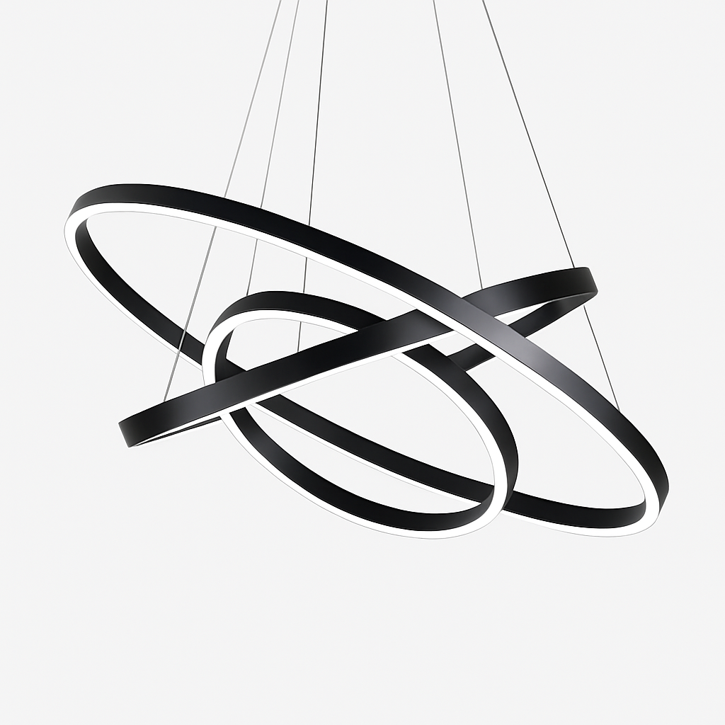 Lustre design cercles entrelacés NEXUS