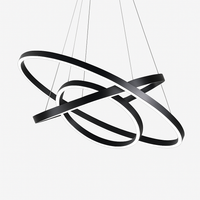 Lustre design cercles entrelacés NEXUS