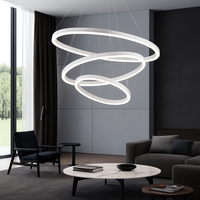 Lustre design cercles entrelacés NEXUS