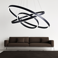 Lustre design cercles entrelacés NEXUS