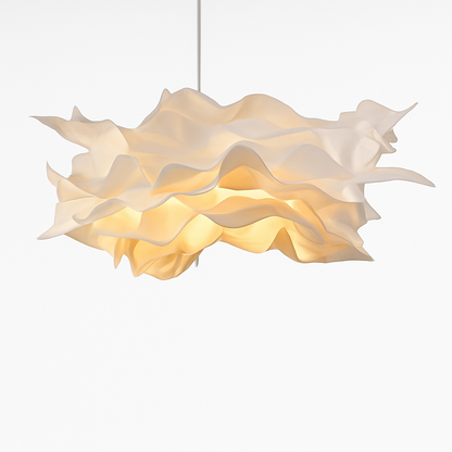 Lustre en papier blanc forme nuage NUVOLA