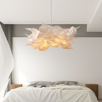 Lustre en papier blanc forme nuage NUVOLA