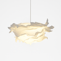 Lustre en papier blanc forme nuage NUVOLA
