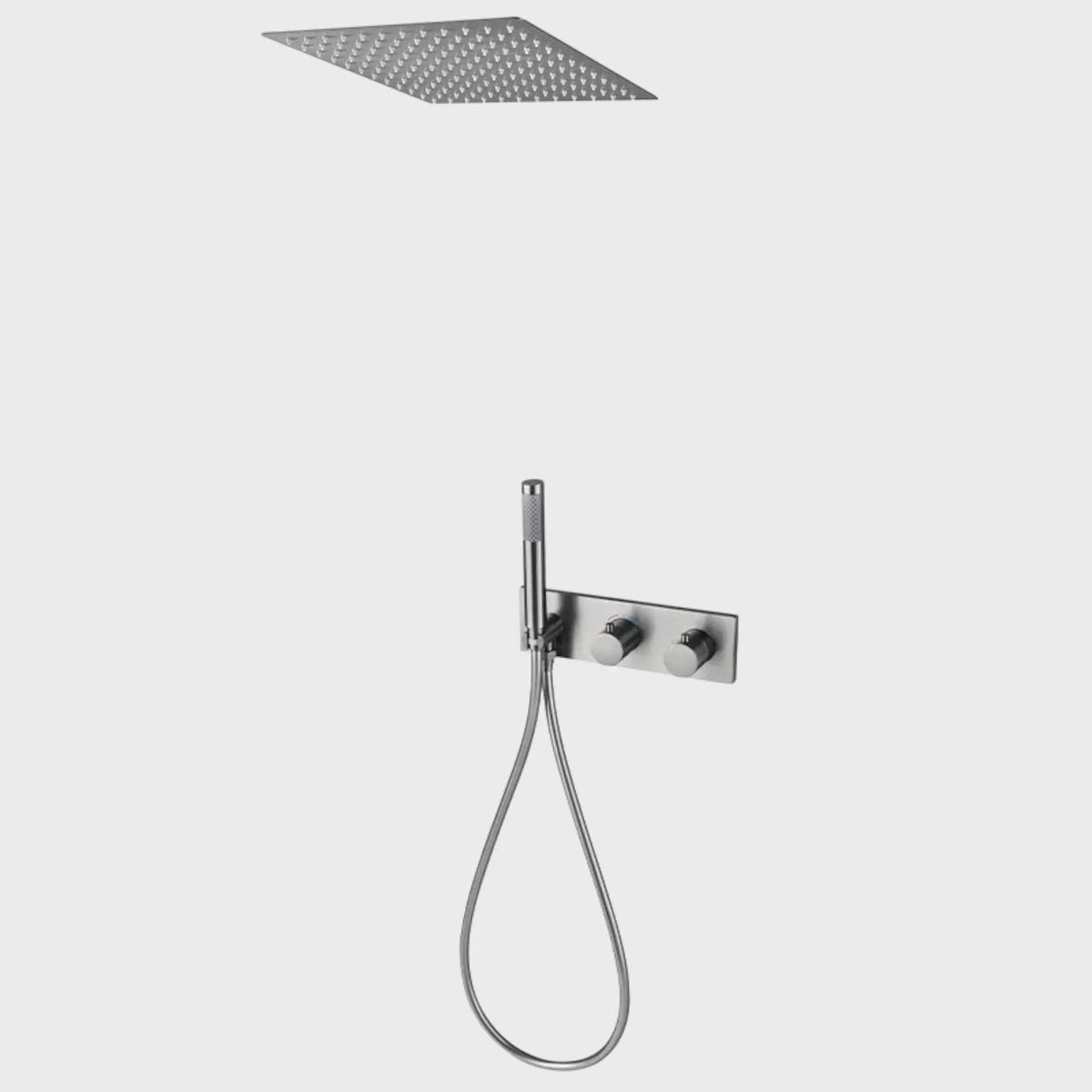 Ensemble de Douche encastré anthracite