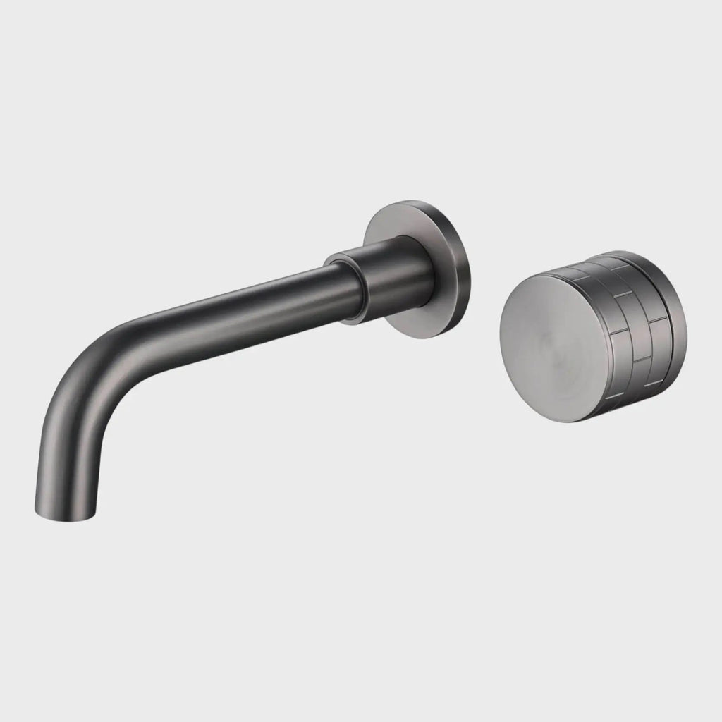 Robinet de lavabo encastré anthracite