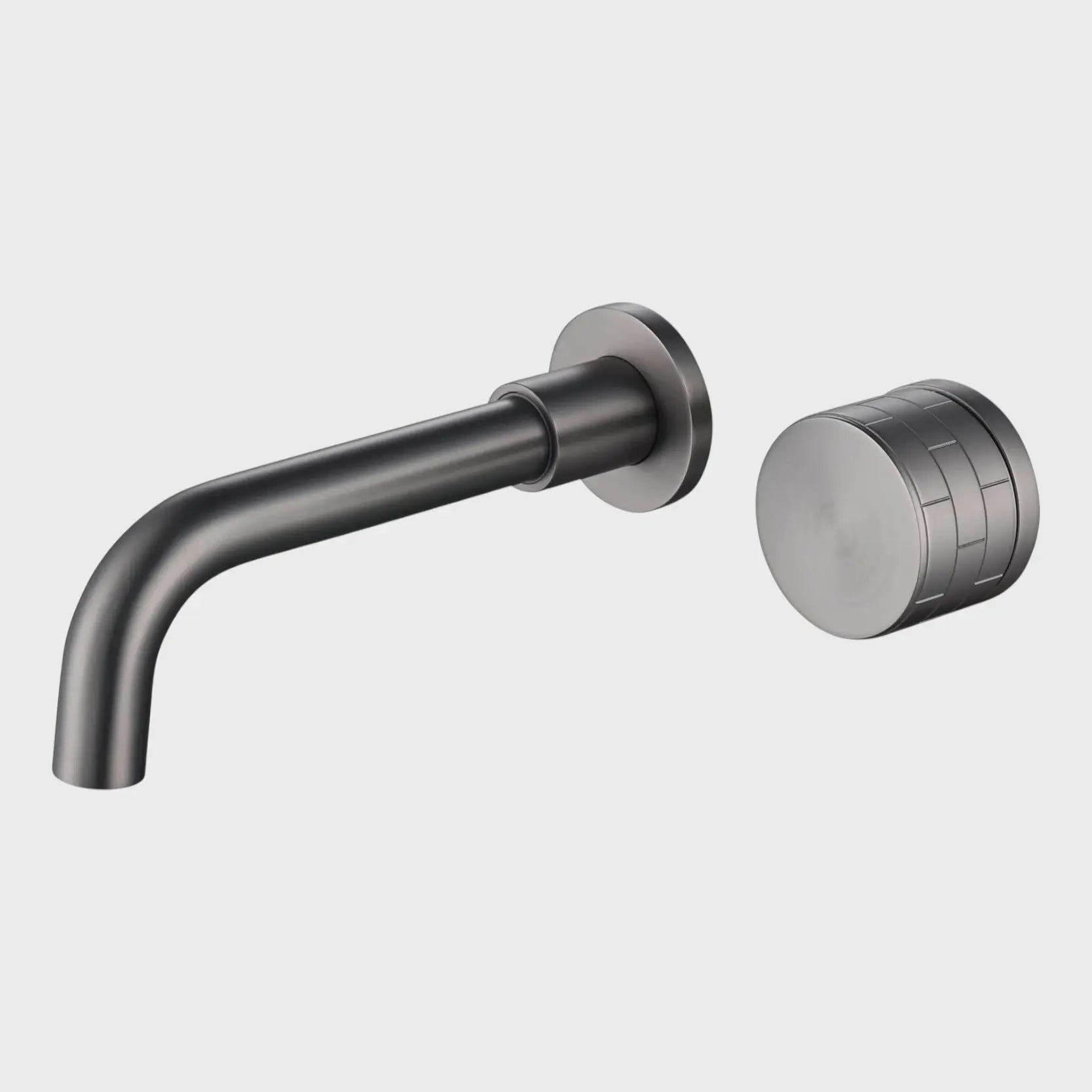 Robinet de lavabo encastré anthracite