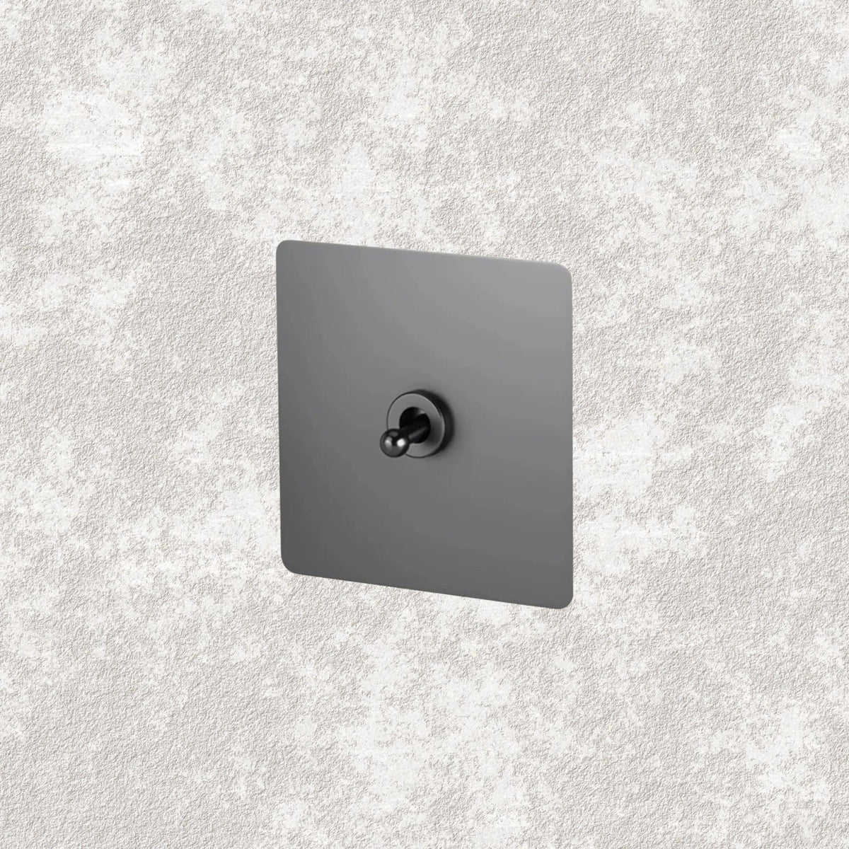 interrupteur va-et-vient simple anthracite