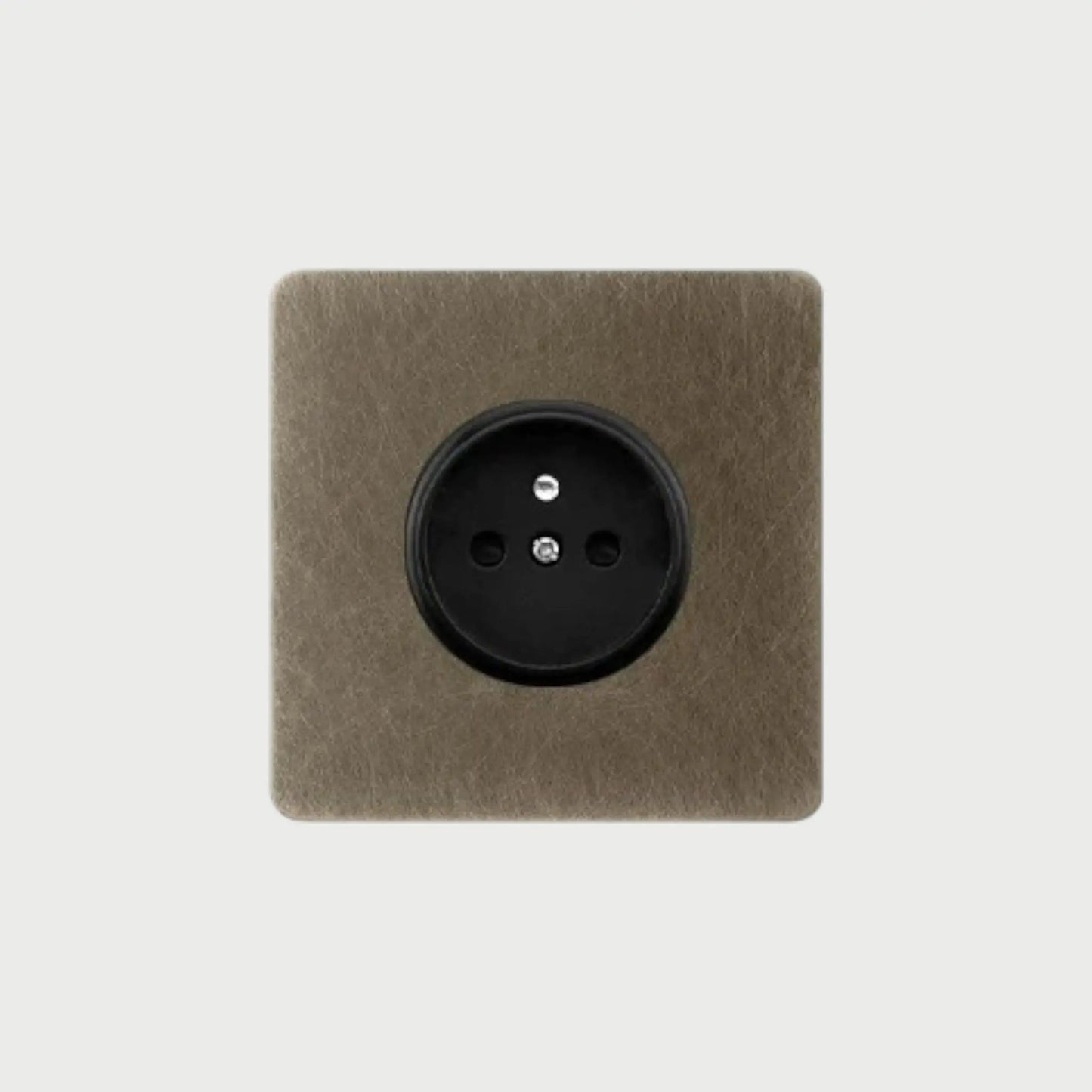 prise de courant simple bronze vieilli