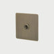 Interrupteur va-et-vient simple CASSEL, finition bronze