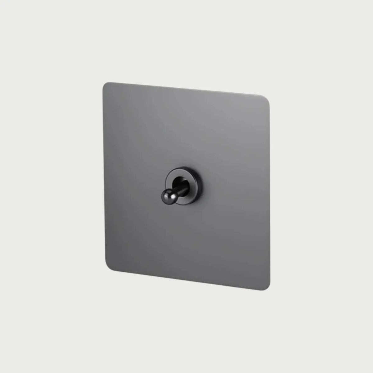 interrupteur va-et-vient simple anthracite