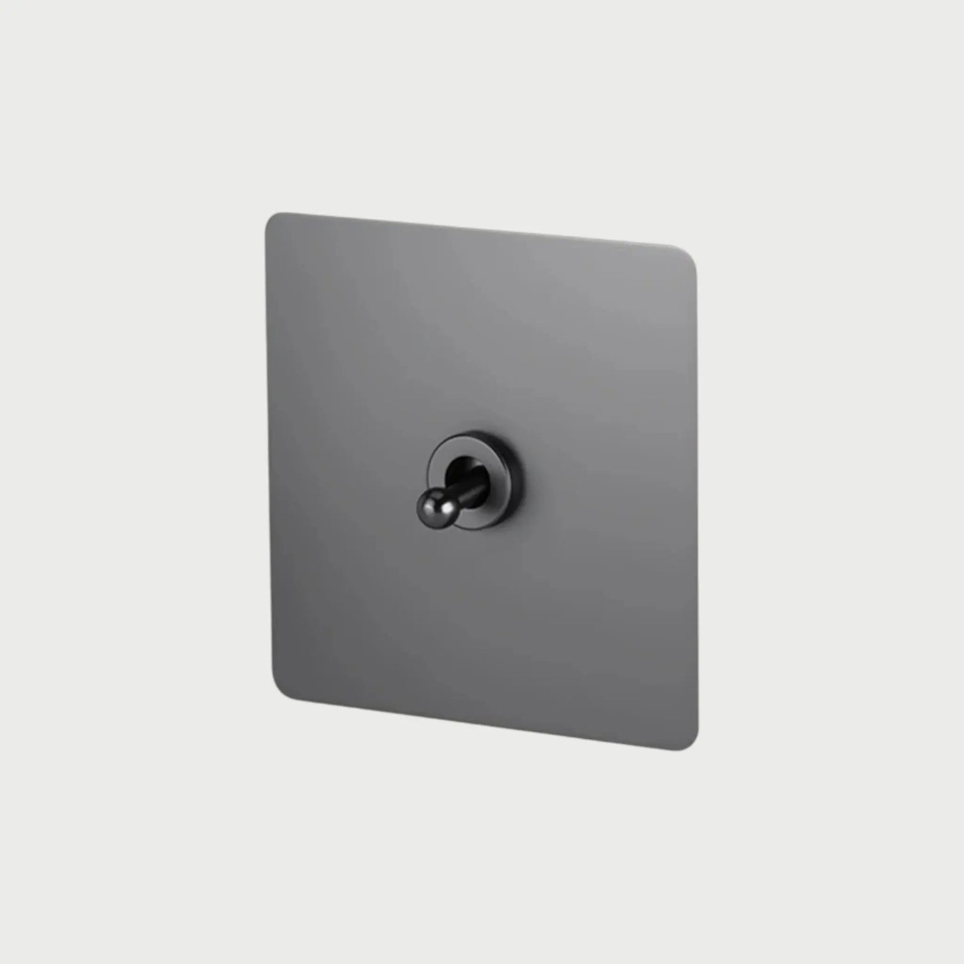 interrupteur va-et-vient simple anthracite