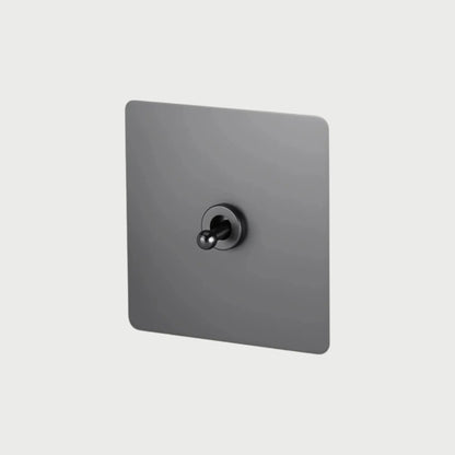 interrupteur va-et-vient simple anthracite