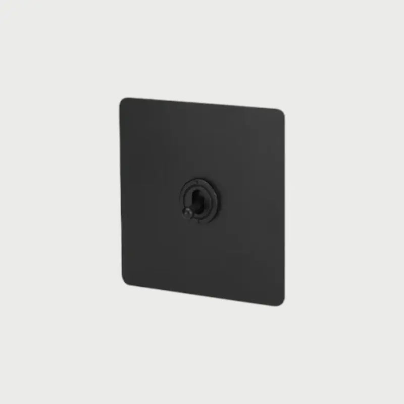 interrupteur va-et-vient simple noir mat