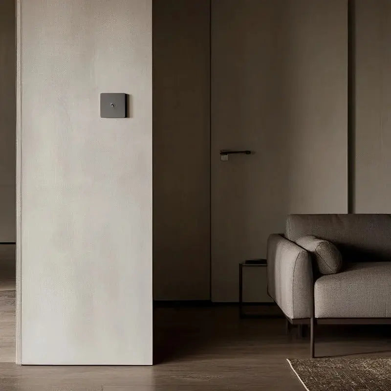 interrupteur va-et-vient simple anthracite