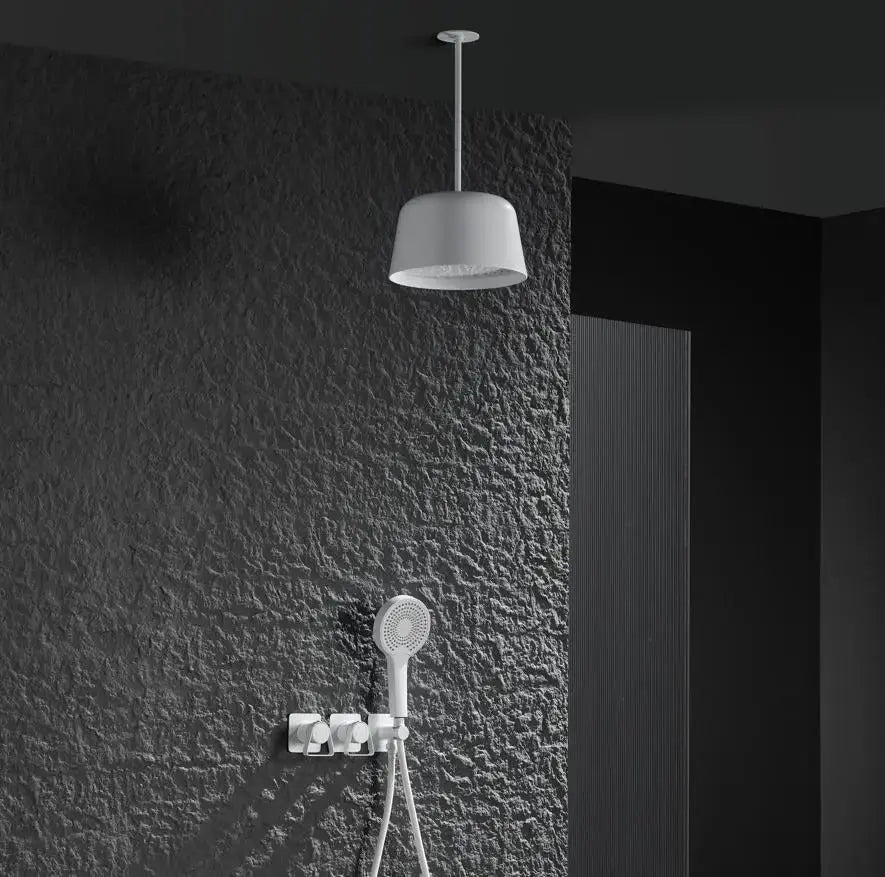 Mitigeur de Douche plafond blanc