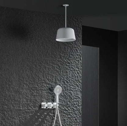 Mitigeur de Douche plafond blanc