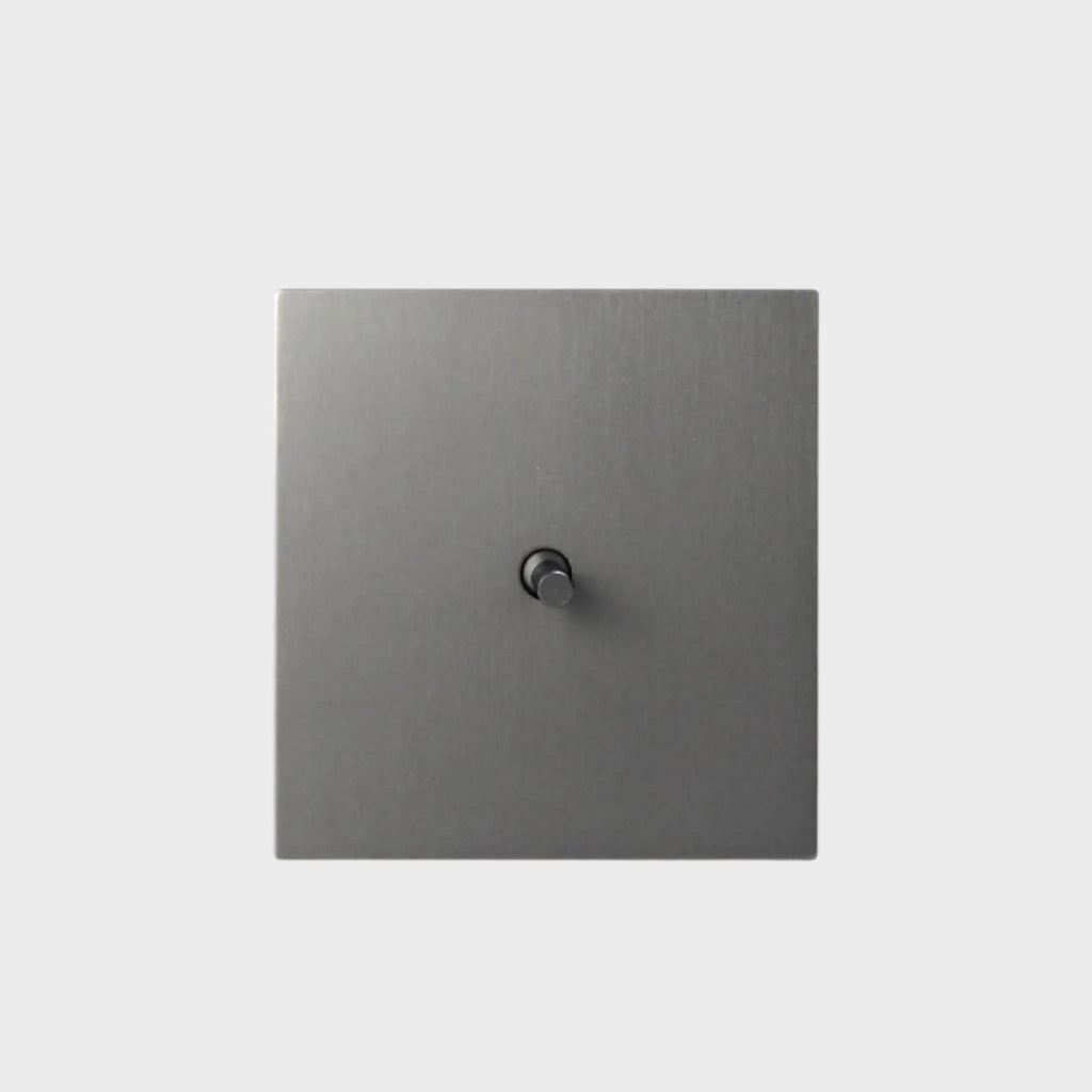 interrupteur va-et-vient simple anthracite