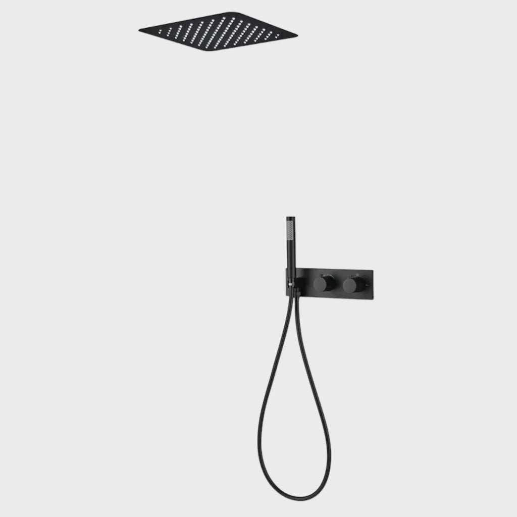 Ensemble de Douche encastré noir mat