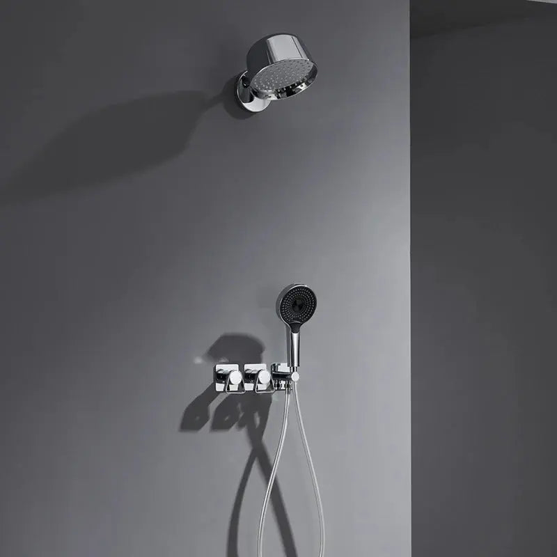 Mitigeur de Douche mural chrome