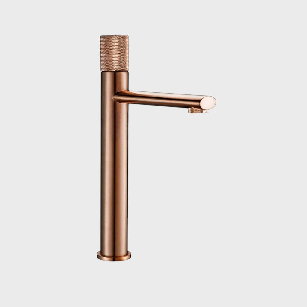 Mitigeur de lavabo haut or rose