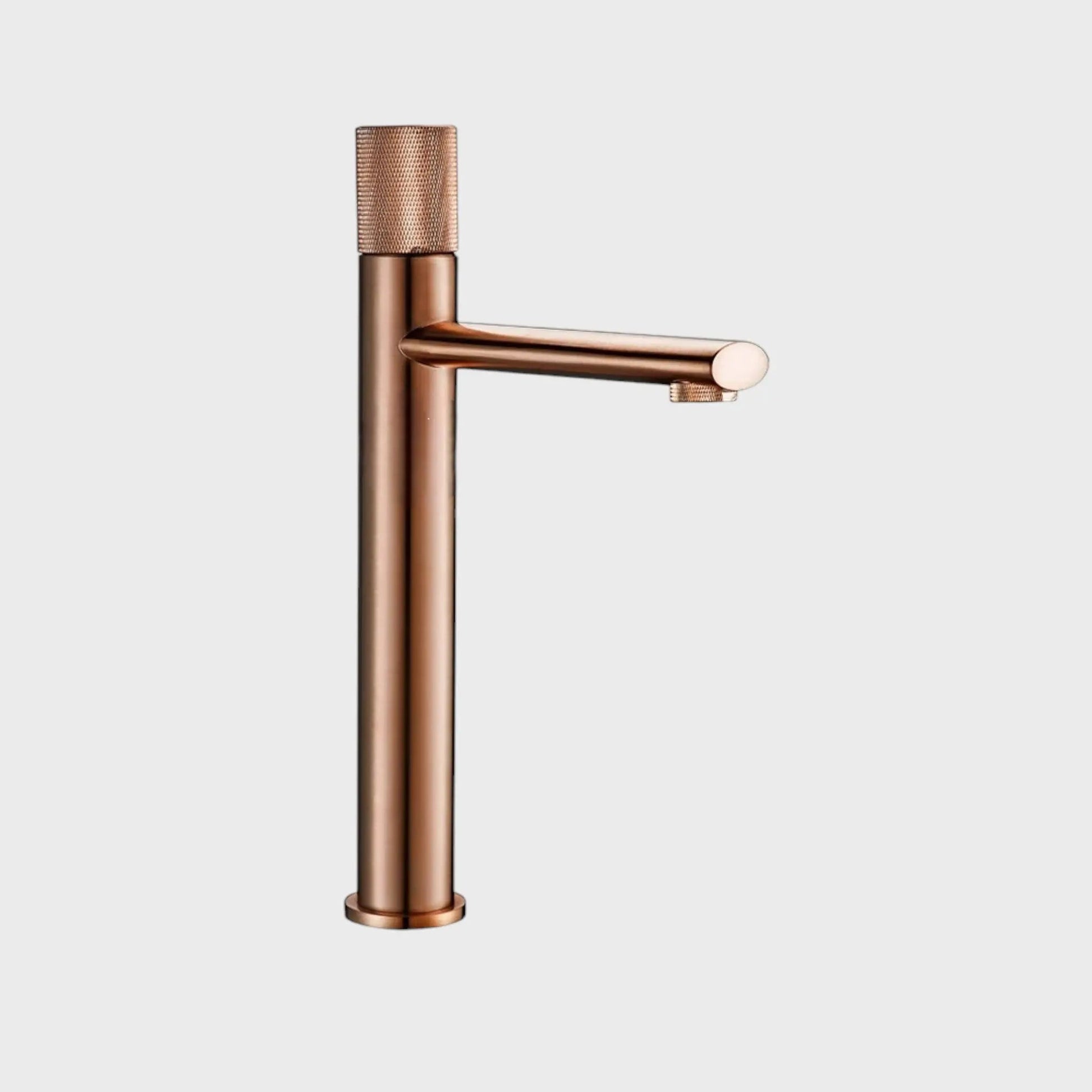 Mitigeur de lavabo haut or rose