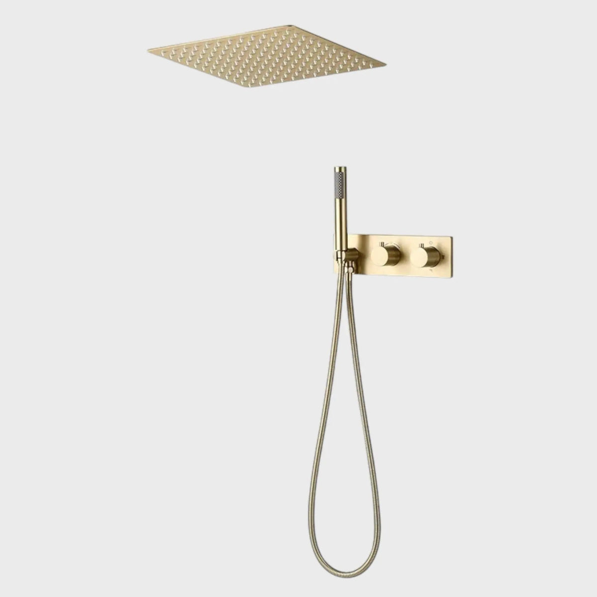 Ensemble de Douche encastré or brossé