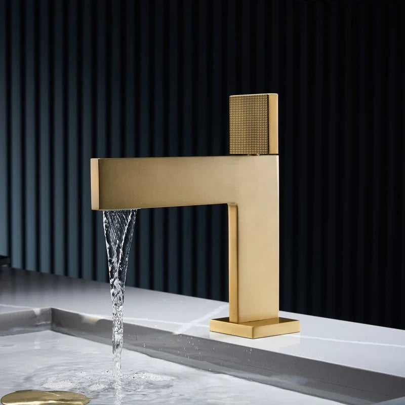 Crisocolla Mitigeur de Lavabo Monotrou Moleté, 4 Finitions
