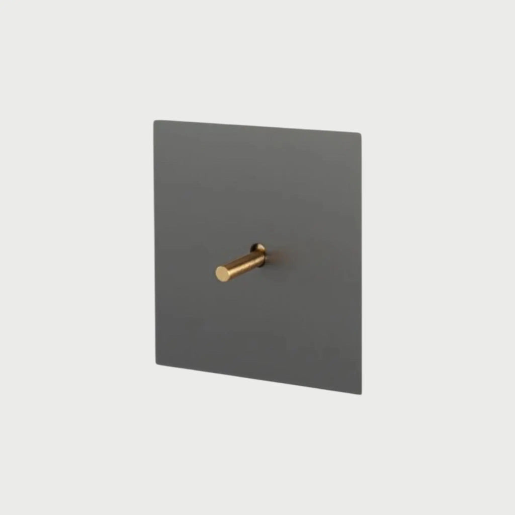 interrupteur va-et-vient simple avec levier doré