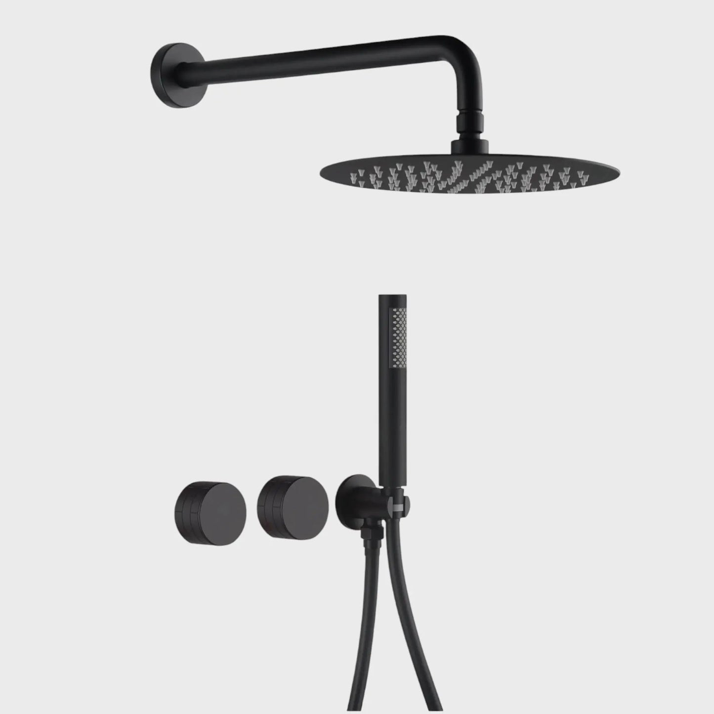 Composition de Douche encastré noir